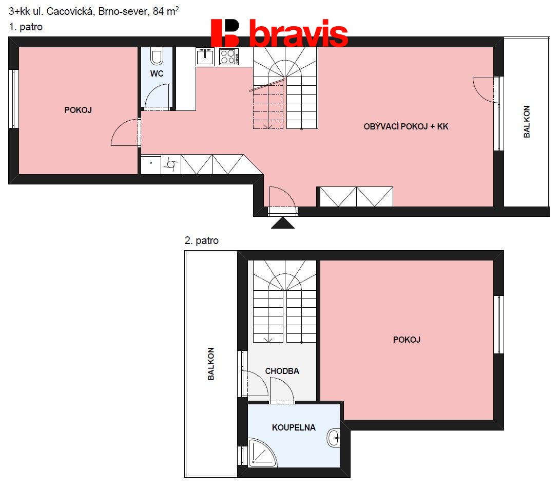 3+kk Cacovická, 84m2