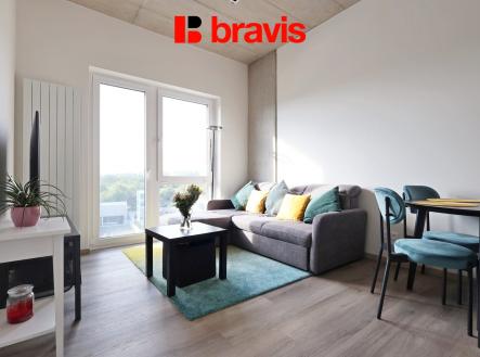 obývák | Pronájem bytu, 2+kk, 37 m²