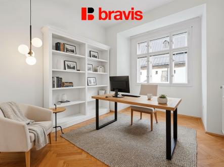 DSC_0240_FoceniBytu.cz - vizualizace pracovna | Prodej bytu, 3+kk, 81 m²