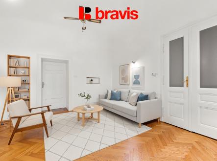 DSC_0324_FoceniBytu.cz - vizualizace obyvak 1 | Prodej bytu, 3+kk, 81 m²