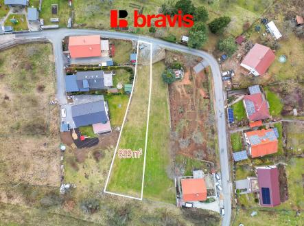 DJI_0249_pozemek2_FoceniBytu.cz_899m2 | Prodej - pozemek pro bydlení, 899 m²