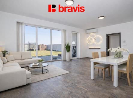 Modern living and dining space | Prodej - dům/vila, 140 m²