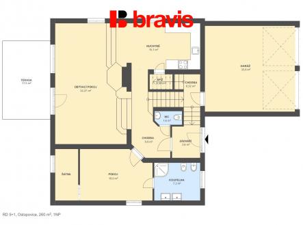 RD 5+1 Ostopovice 260m2 1NP | Prodej - dům/vila, 161 m²