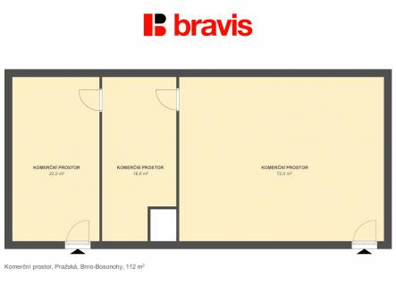 Komerce Pražská 112m2 | Pronájem - komerční objekt, sklad, 112 m²