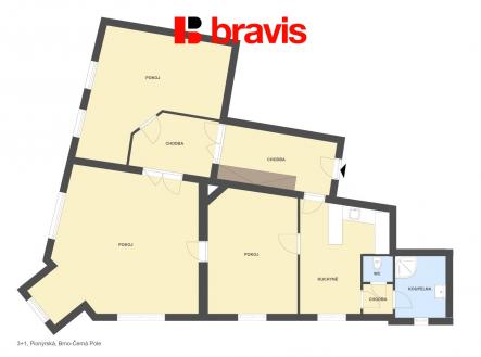 3+1 Pionýrská | Prodej bytu, 3+1, 118 m²