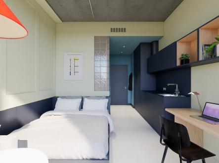 a (3) | Pronájem bytu, 1+kk, 22 m²