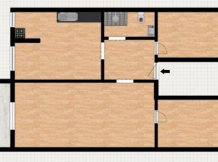 Pronájem - kanceláře, 76 m²