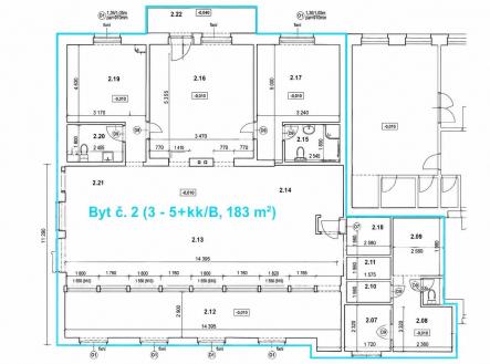. | Pronájem bytu, atypický, 183 m²