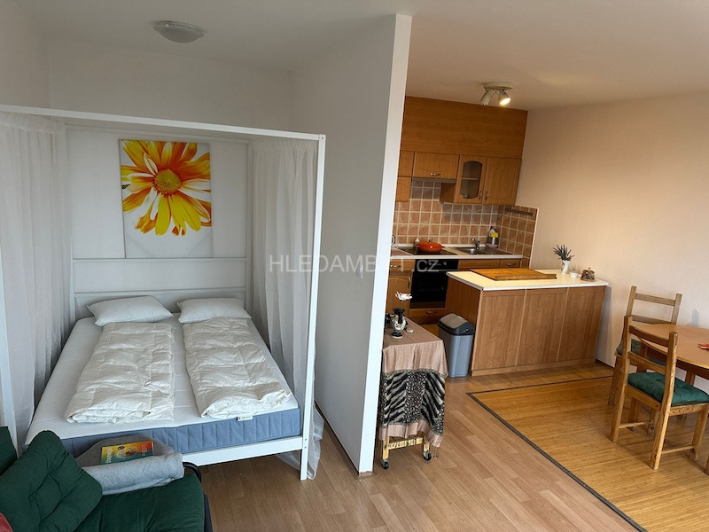 Pronájem bytu Praha 8 Bohnice 1+kk s balkonem Hnězdenská