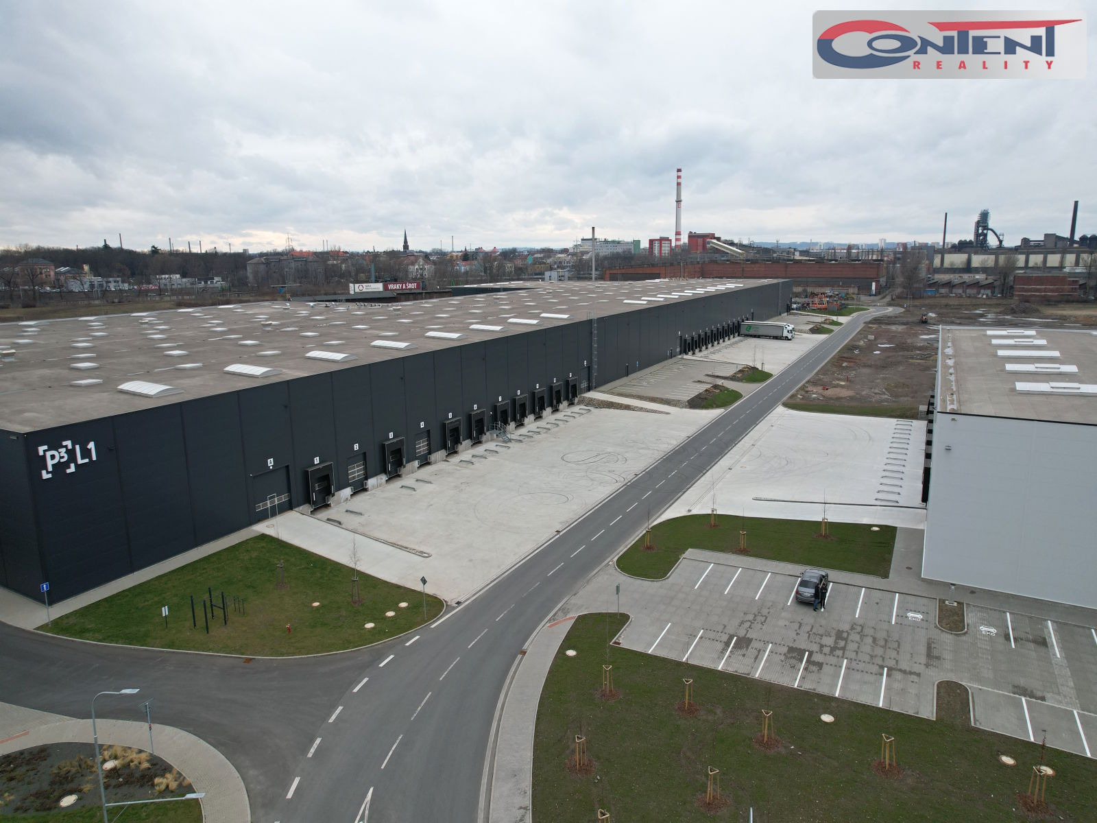 Pronájem novostavby industriálních prostor 5.195 m², Ostrava - Vítkovice, D1