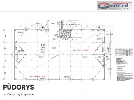 Pronájem - výrobní prostor, 1 755 m²