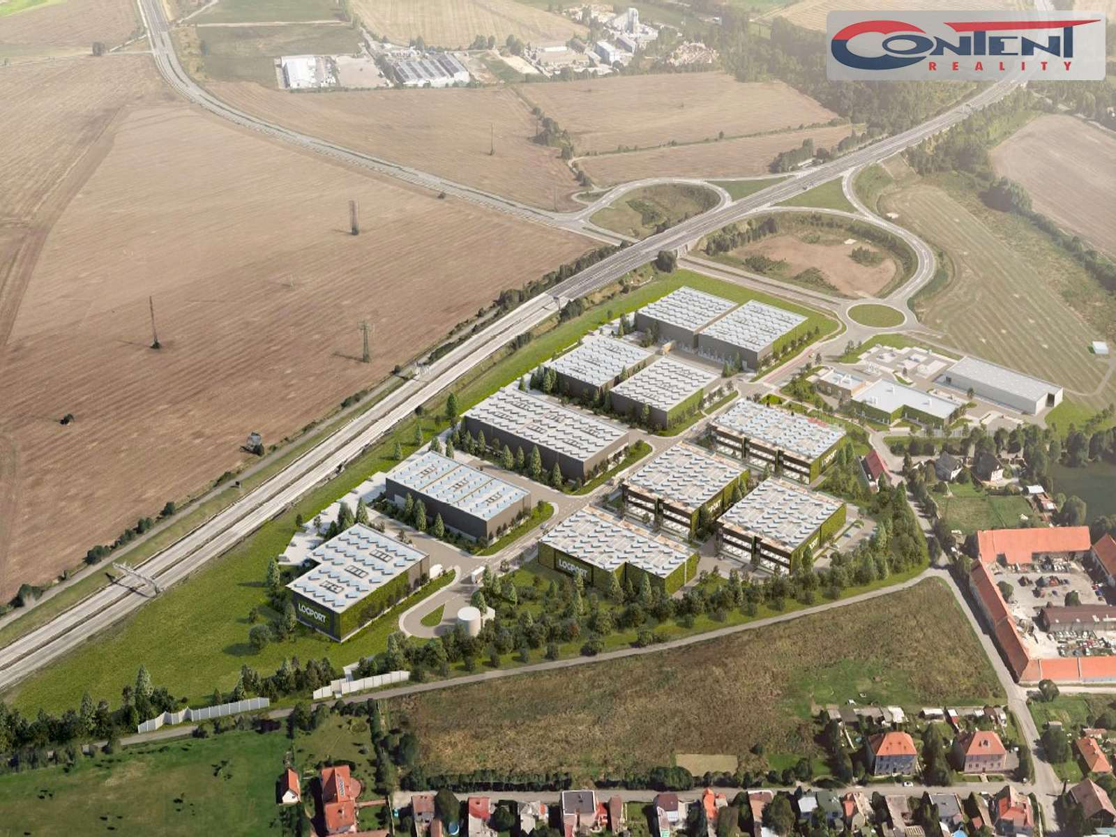 Pronájem novostavby komerčních prostor 900 m², Jinočany