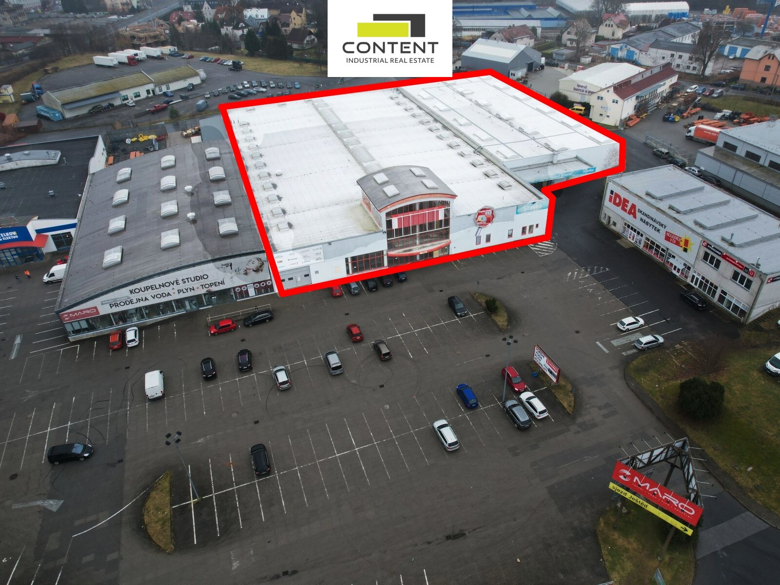 Pronájem skladových prostor 2.058 m², Liberec