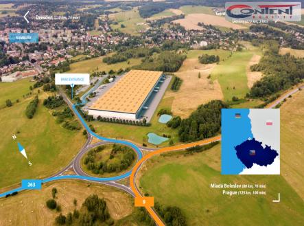 Pronájem - výrobní prostor, 15 000 m²