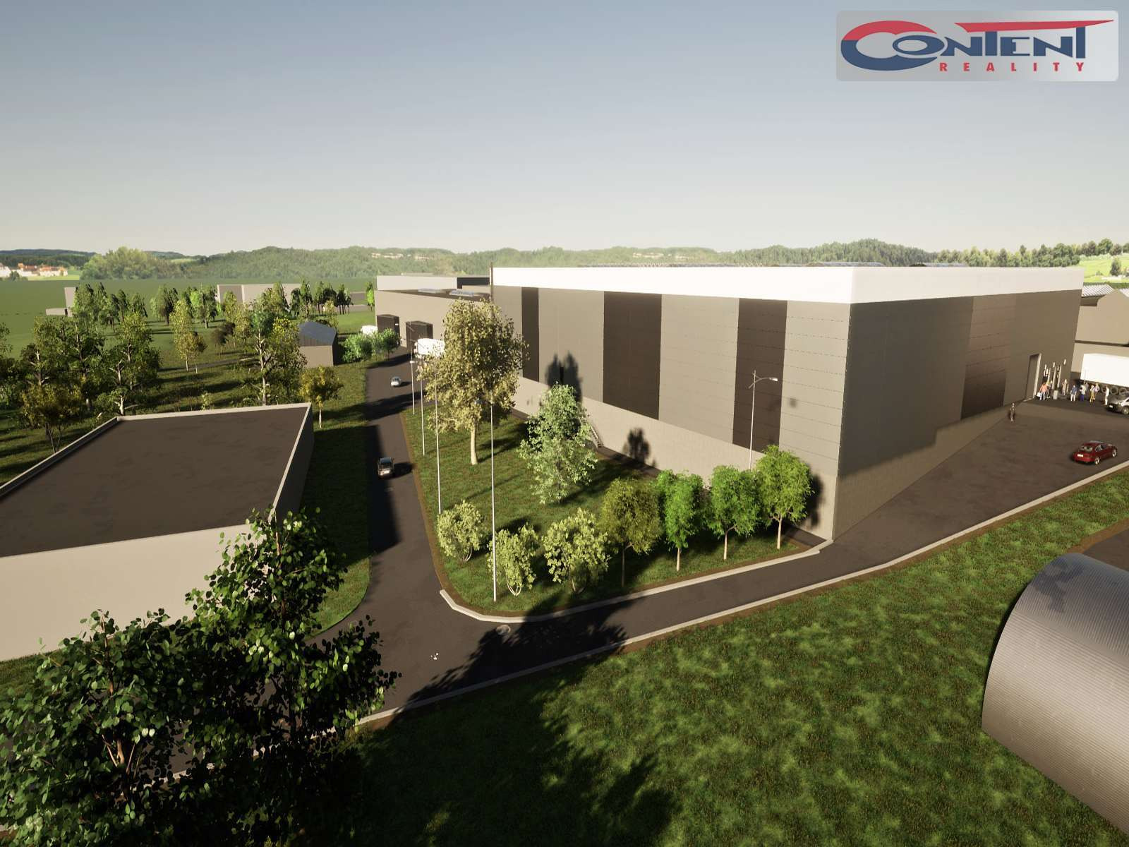 Pronájem výrobních prostor, skladu 4.465 m², Červený Kostelec, D11