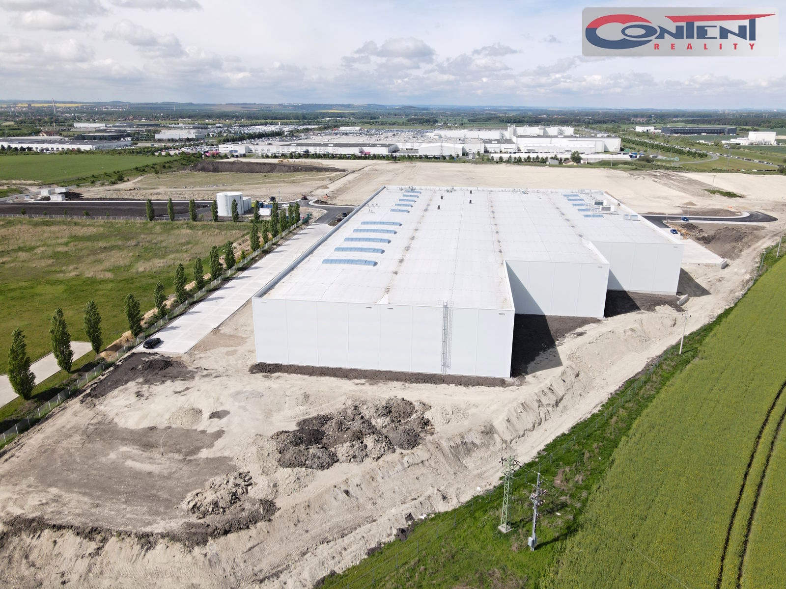 Pronájem novostavby skladu, výrobních prostor 12.000 m², Kolín, D11
