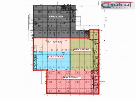 Pronájem - skladovací prostor, 2 000 m²