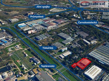 Pronájem - skladovací prostor, 894 m²