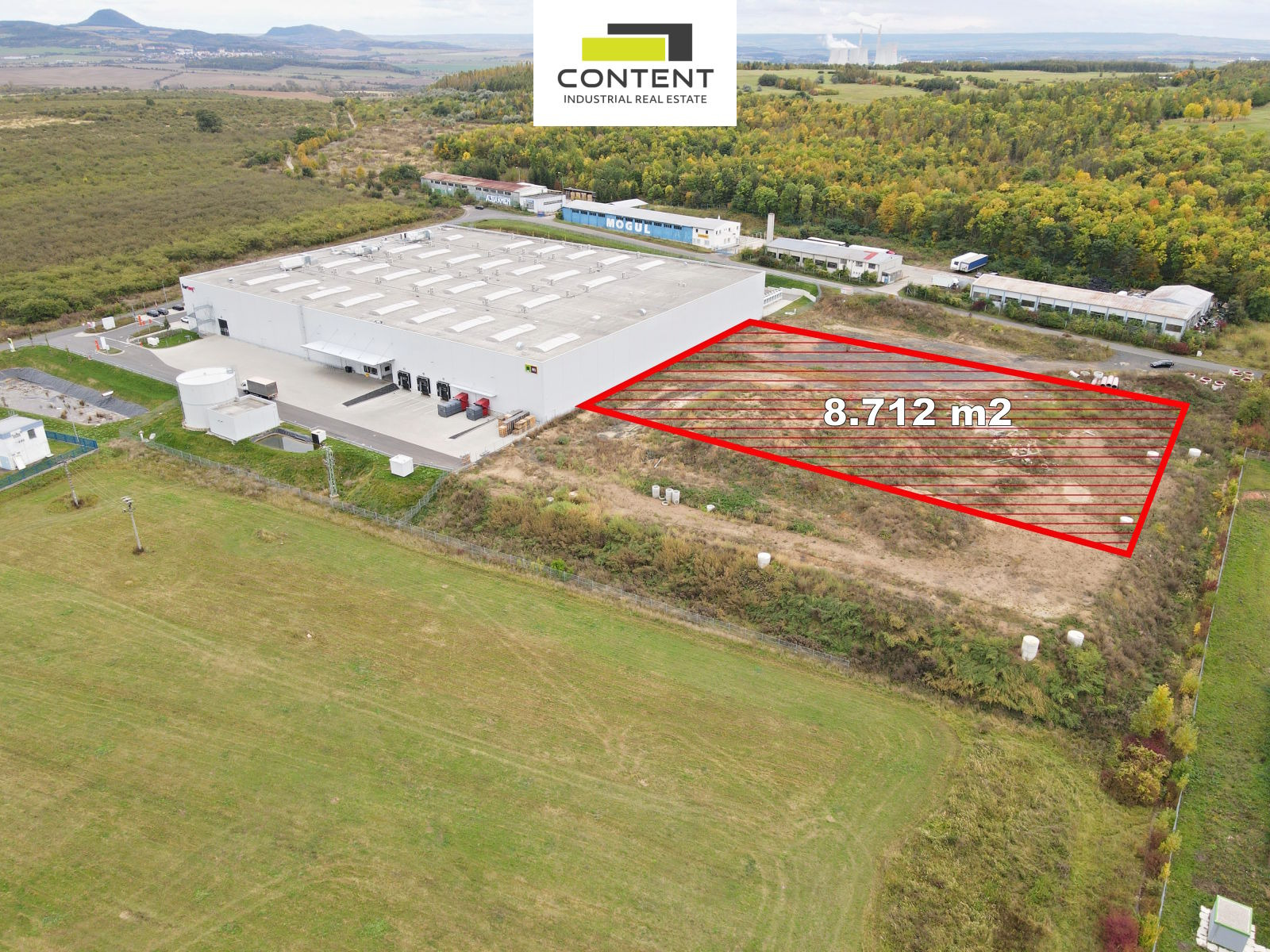 Pronájem novostavby skladu, výrobních prostor 8.712 m², Most, E442