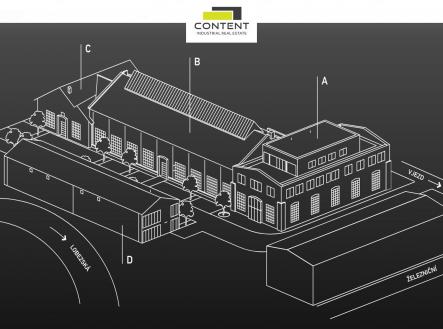 Pronájem - skladovací prostor, 2 860 m²