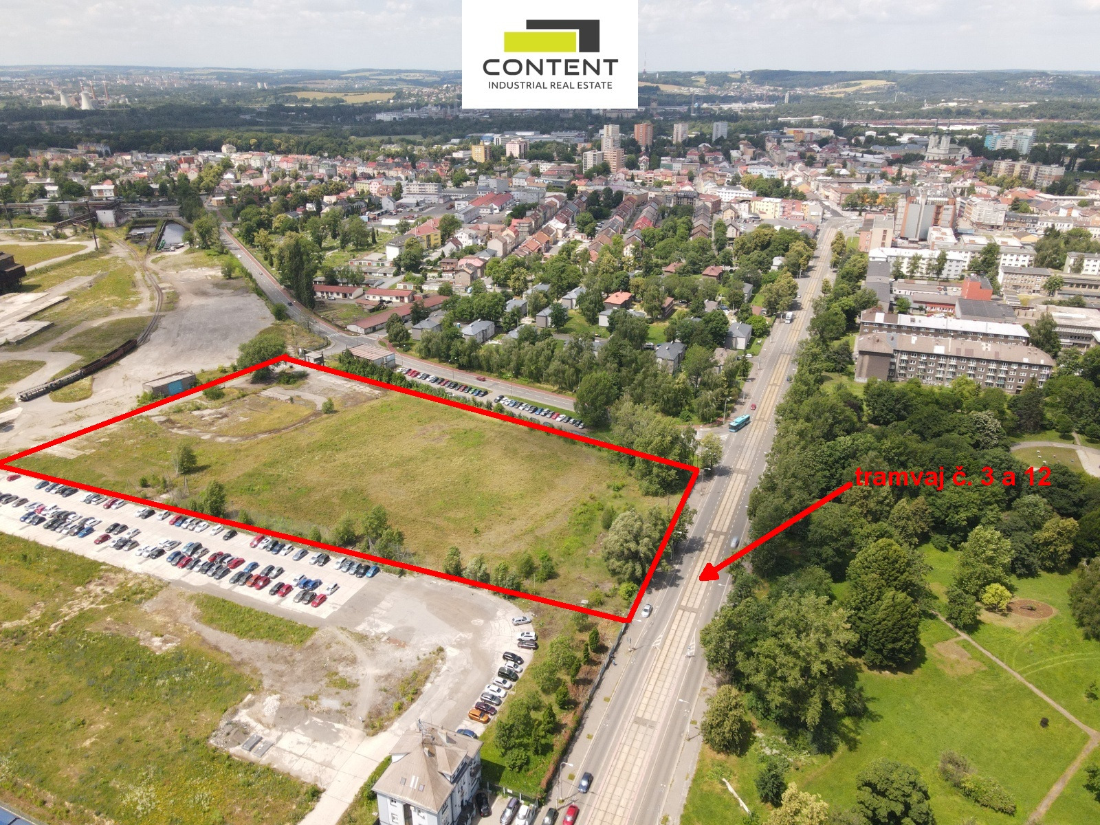 Exkluzivní prodej pozemku 22701 m², Ostrava - Železárenská, 1. máje
