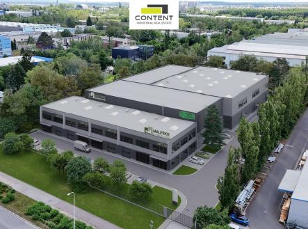 Pronájem - skladovací prostor, 823 m²