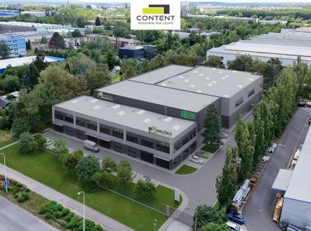 Pronájem - skladovací prostor, 823 m²