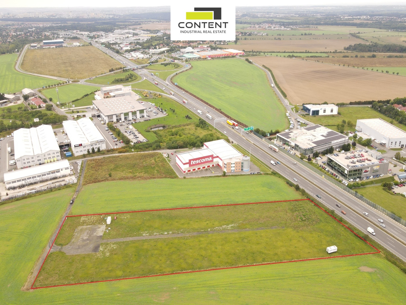 Pronájem zahradnictví 17.000 m² Nupaky, dálnice D1