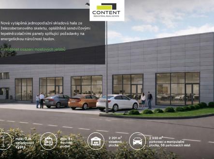 Pronájem - výrobní prostor, 2 200 m²