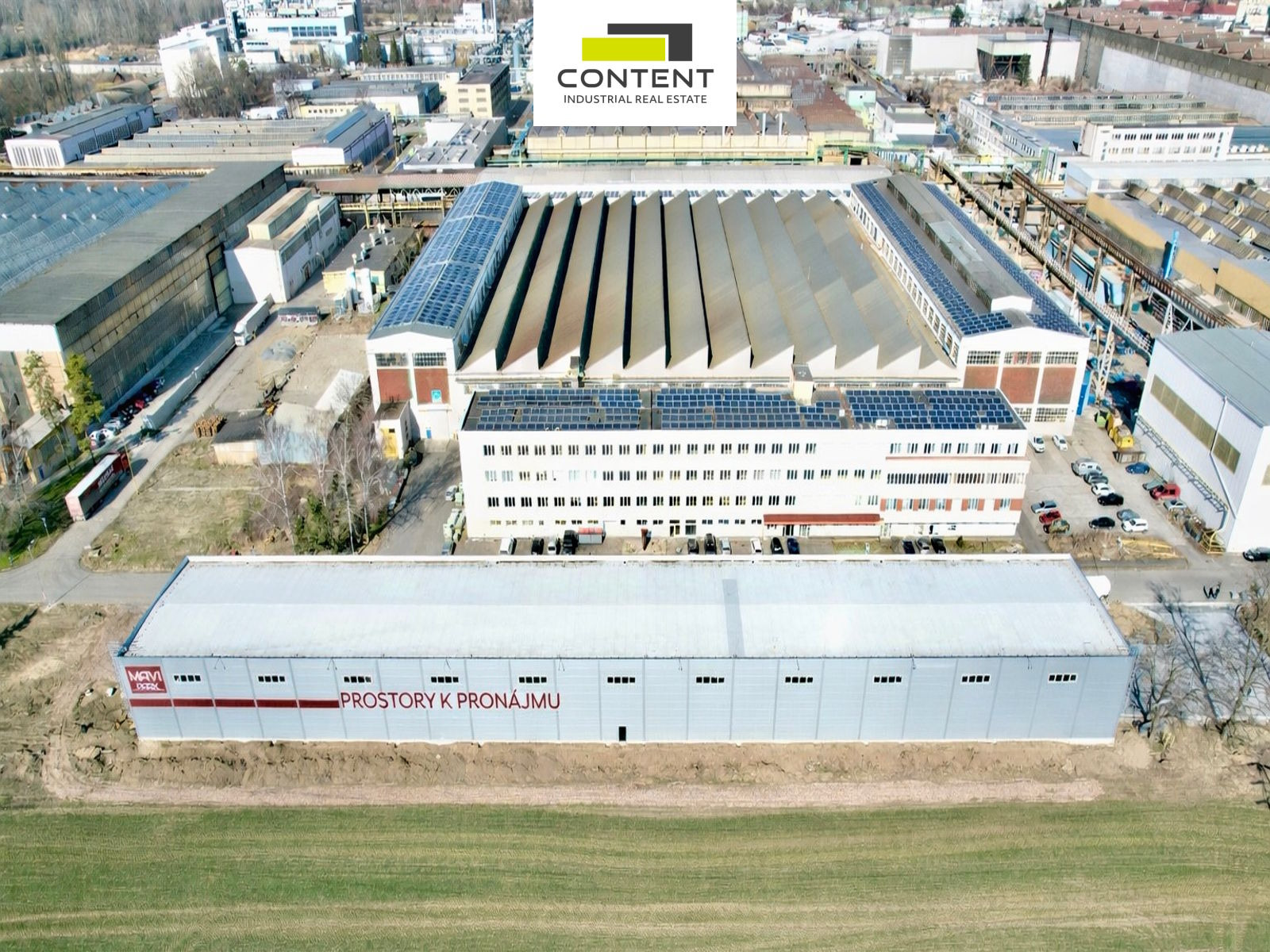 Pronájem nových výrobních prostor 2592 m², Přerov