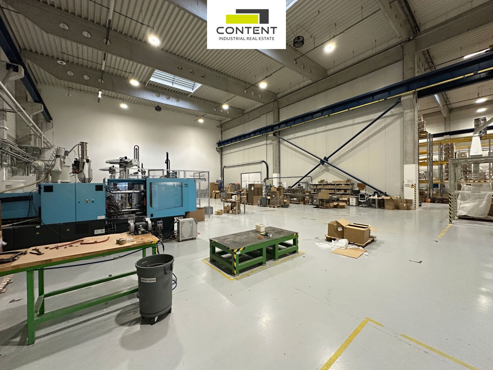 Pronájem skladu, výrobních prostor 1.855 m², Praha 10 - Hostivař