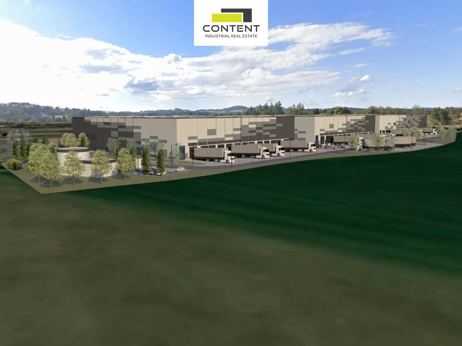 Pronájem novostavby skladu, výrobních prostor 3.000 m², Chotoviny, D3