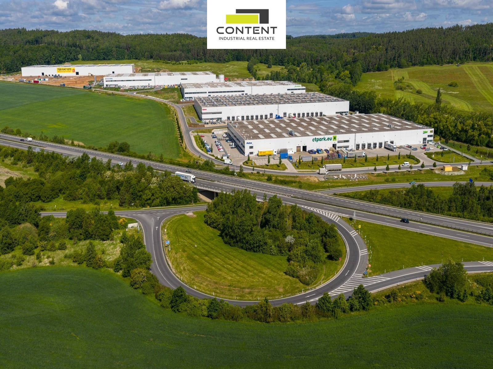 Pronájem skladu, výrobních prostor 10.000 m², Cerhovice, D5