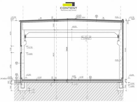Pronájem - výrobní prostor, 1 067 m²
