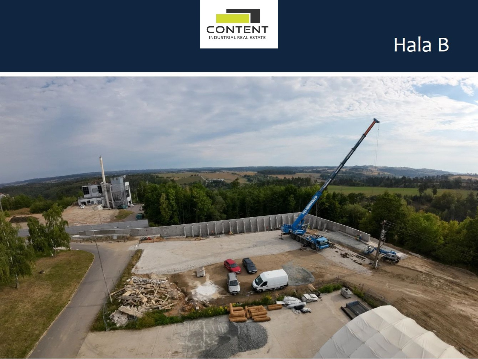 Pronájem skladu, výrobních prostor 1.000 m², Třebíč