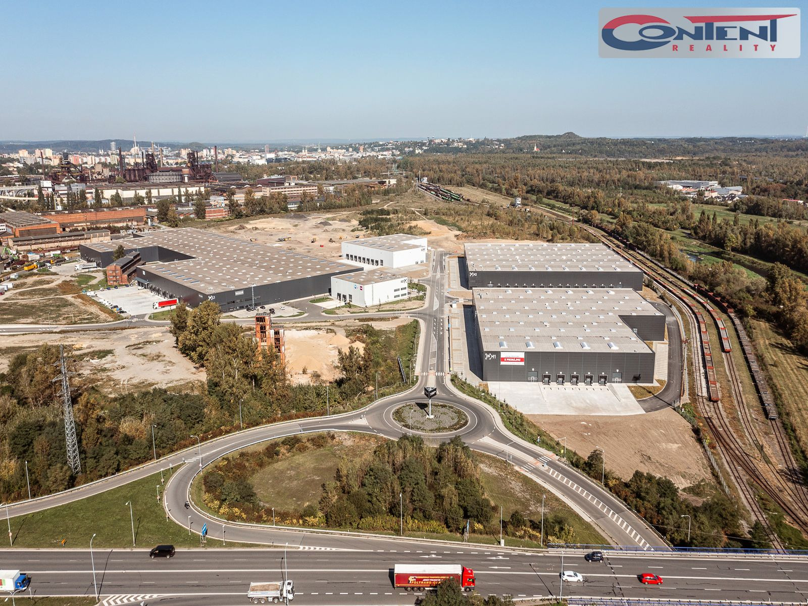 Pronájem novostavby industriálních prostor 2.657 m², Ostrava - Vítkovice, D1