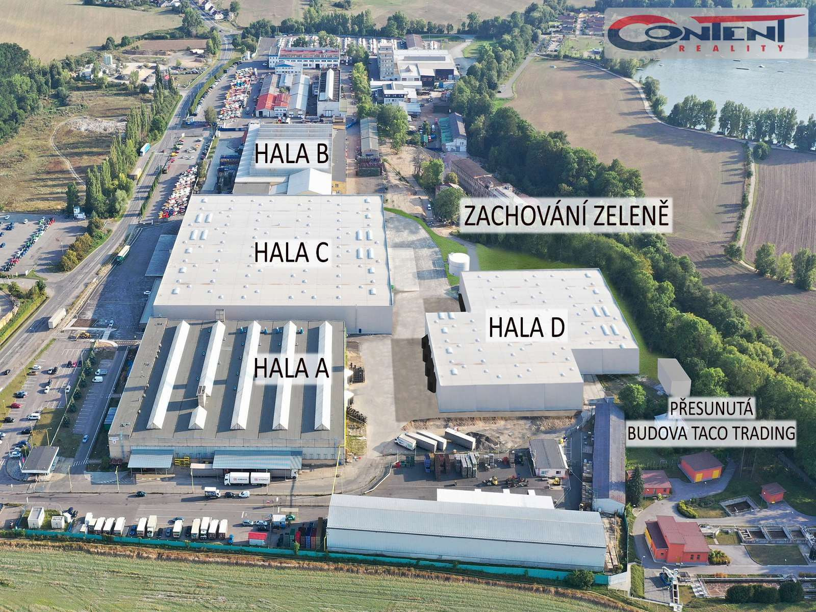 Pronájem skladu, výrobních prostor 9.825 m², Mnichovo Hradiště, D10