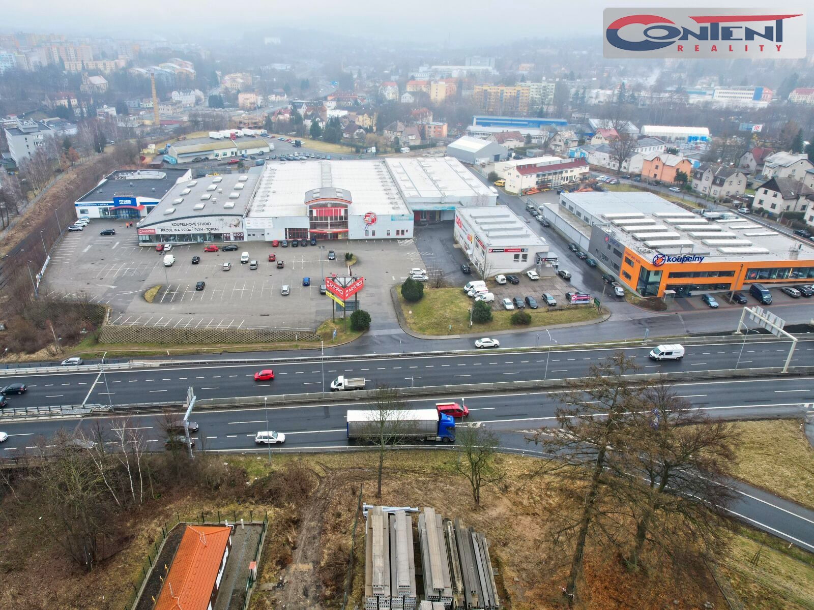 Pronájem obchodních prostor 1.645 m², Liberec
