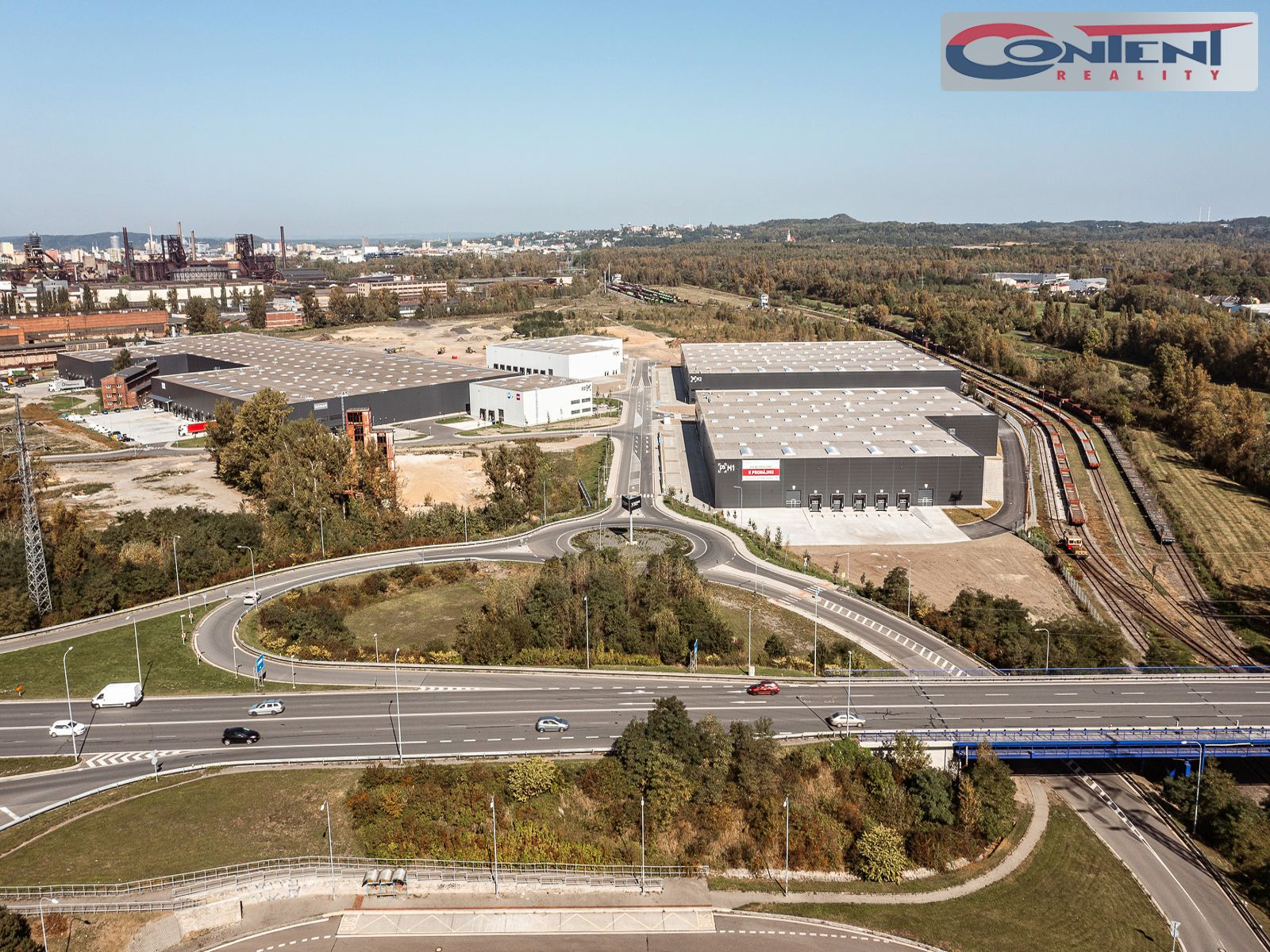 Pronájem novostavby industriálních prostor 2.888 m², Ostrava - Vítkovice, D1