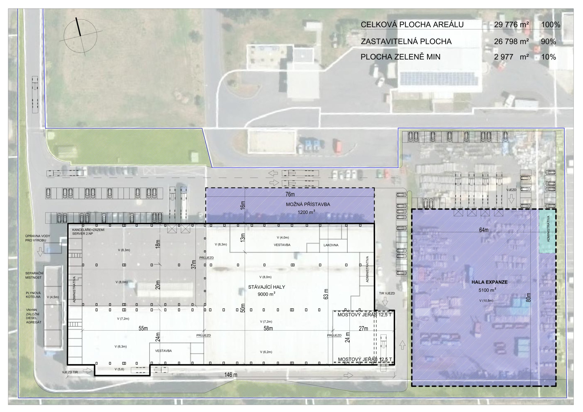 Prodej komerčního areálu 28.728 m², Domažlice 