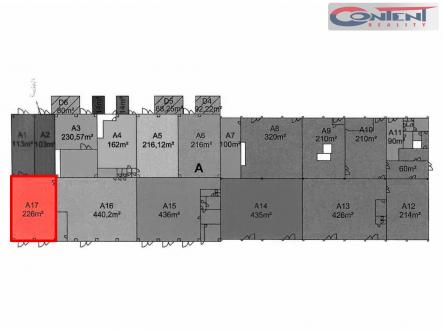 Pronájem - výrobní prostor, 226 m²