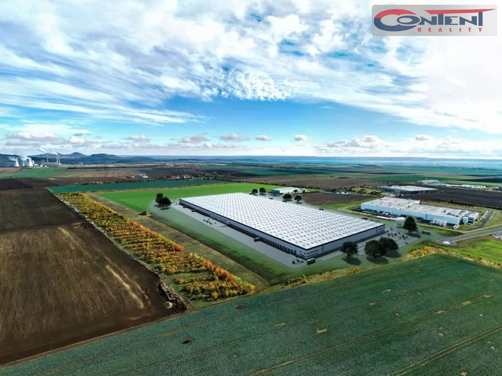 Pronájem novostavby skladu, výrobních prostor 48.500 m², Most 	