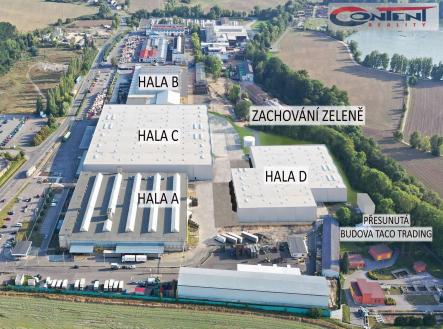 Pronájem - výrobní prostor, 9 825 m²