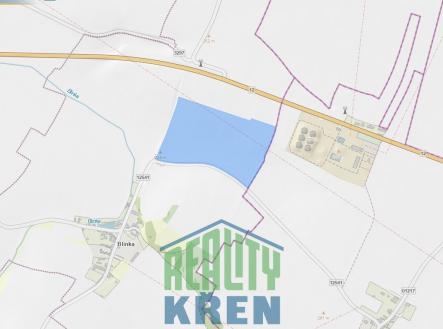 mapa  | Prodej - pozemek, zemědělská půda, 132 775 m²