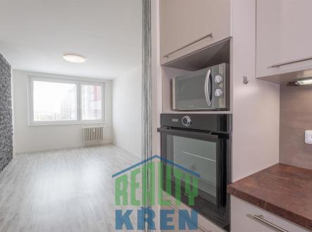 pohled na obývací pokoj | Pronájem bytu, 2+kk, 45 m²