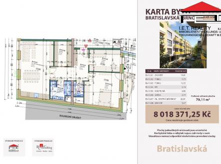 -B.412 | Prodej bytu, 3+kk, 76 m²