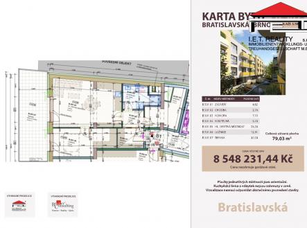 -B.501 | Prodej bytu, 2+kk, 58 m²