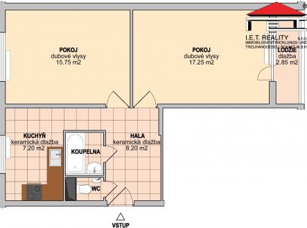 PUDORYS | Pronájem bytu, 2+1, 55 m²