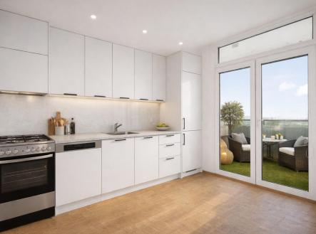 Vizualizace | Prodej bytu, 3+1, 66 m²