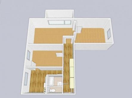 Pronájem bytu, 3+1, 72 m²